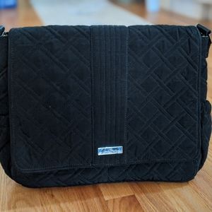 Vera Bradley Black Quilted Diaper Bag